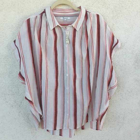 Madewell Tops - MADEWELL| stripe button down